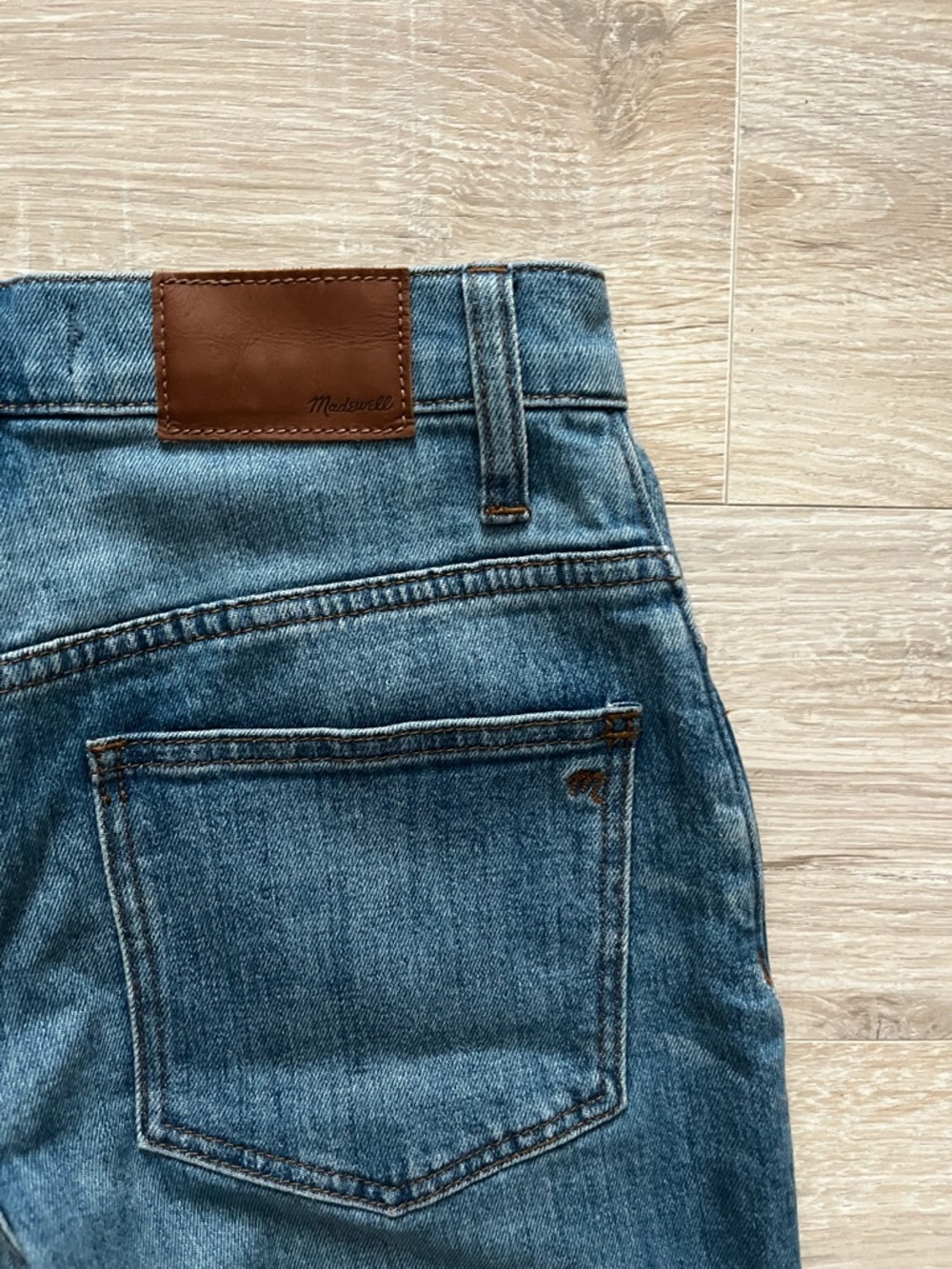 Madewell Women’s Wide-Leg Crop Jeans: Button-Front Edition Martina Wash Size 24 - Picture 9 of 9